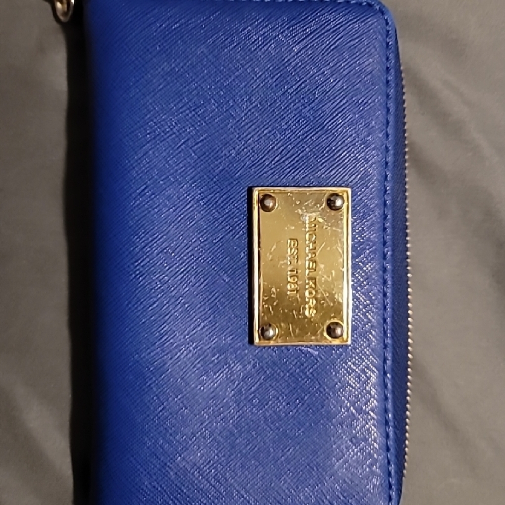 Michael Kors Blue Wallet